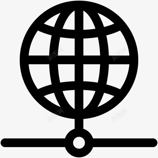 互联网服务器地球仪互联网连接图标svg_新图网 https://ixintu.com 互联网服务器 互联网连接 地球仪 网络 网络和通信可爱的图标 网络客户端
