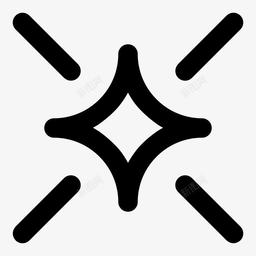 闪亮的明亮的钻石的图标svg_新图网 https://ixintu.com 宝石的 明亮的 星星的 钻石的 闪亮的 闪耀的