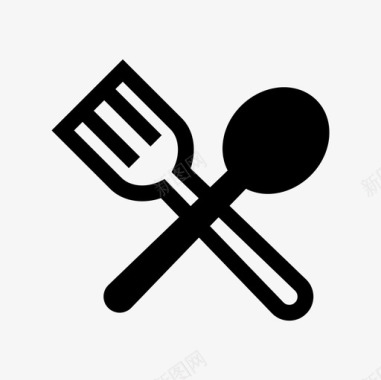 匙叉餐具厨房图标图标