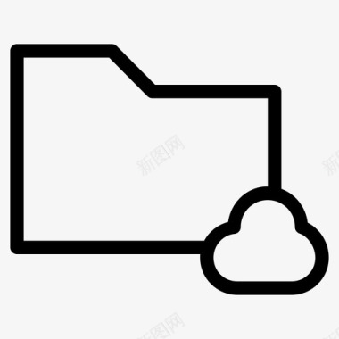 文件夹云云计算计算机文件夹图标图标