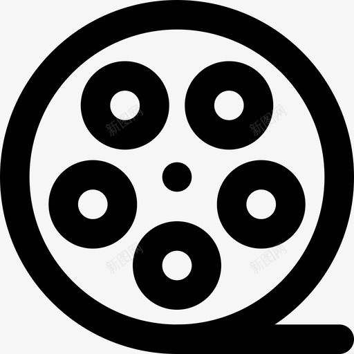 电影电影卷卷图标svg_新图网 https://ixintu.com 剪辑一组可爱的线图标 卷 电影 电影卷 非常适合用户界面和基于24x24像素网格的功能图形 风格独特