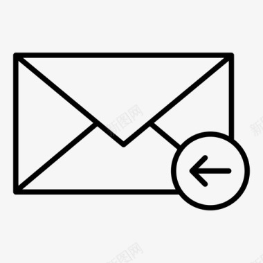 导入电子邮件电子邮件信封图标图标