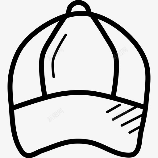 运动帽头帽子图标svg_新图网 https://ixintu.com 品牌 头 帽子 成本 服装 运动帽 运动手绘涂鸦 配件 颜色 高尔夫球帽