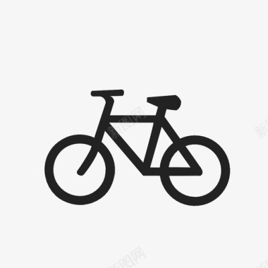 自行车交通工具夏季图标图标