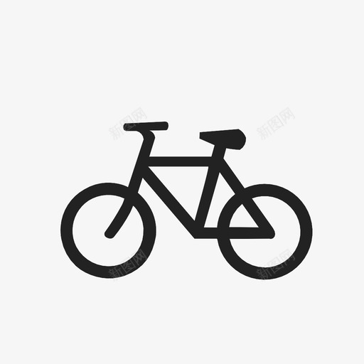 自行车交通工具夏季图标svg_新图网 https://ixintu.com 交通工具 夏季 娱乐 机动 环保 自行车 运动