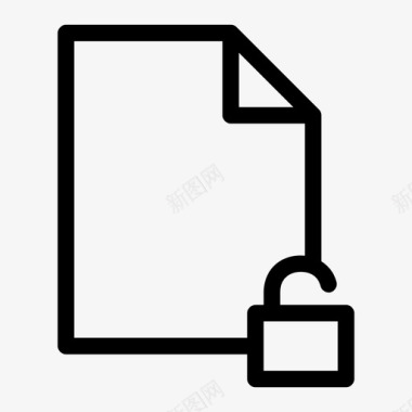 文档解锁文档记录归档表单图标图标