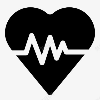 心跳心脏医疗图标图标