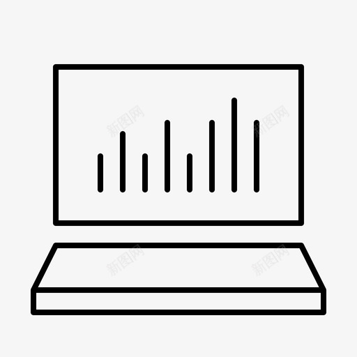 柱状图业务会议图标svg_新图网 https://ixintu.com 业务 会议 工作 柱状图 演示 研讨会