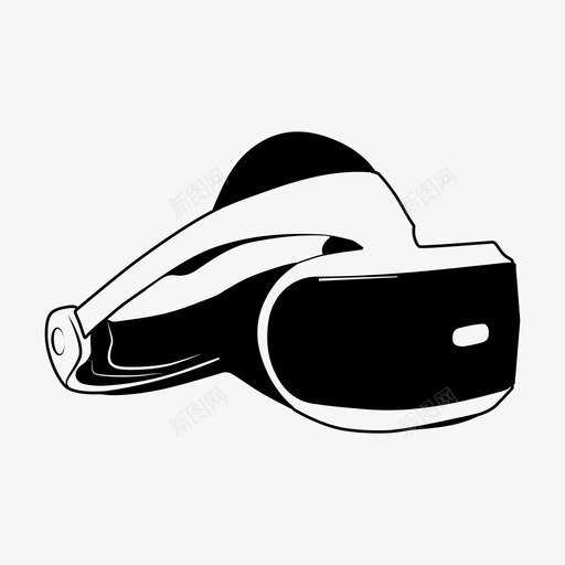 虚拟现实耳机oculusplaystationvr图标svg_新图网 https://ixintu.com oculus playstationvr sony vr护目镜 虚拟现实耳机 虚拟现实耳机vr