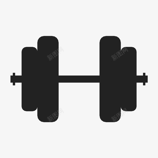 健身房健美肌肉图标svg_新图网 https://ixintu.com 健美 健身房 肌肉 重量