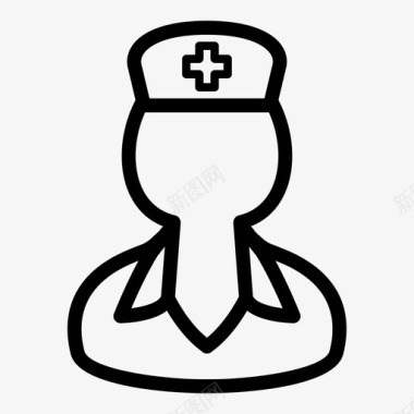 护士助理医生图标图标