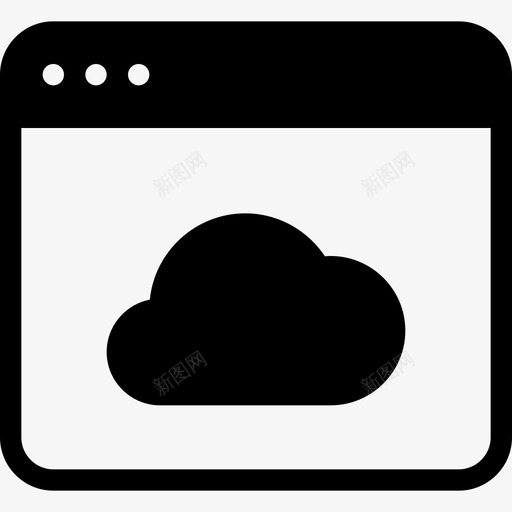 云页面数据库移动图标svg_新图网 https://ixintu.com windows和应用程序实心图标 云页面 存储 数据库 服务器 移动