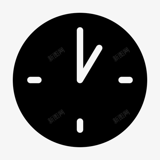 一点一小时一分钟图标svg_新图网 https://ixintu.com 一分钟 一小时 一次 一点 一秒 时钟字形