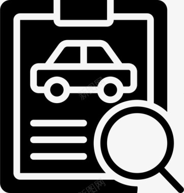 搜索汽车详细信息运输车辆图标图标