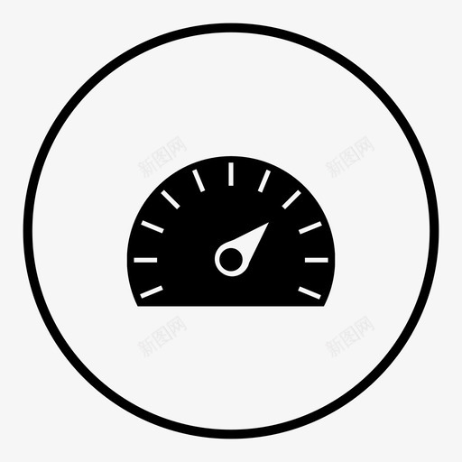 仪表板仪表板设置车速表图标svg_新图网 https://ixintu.com 仪表板 仪表板设置车速表