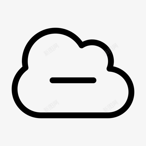 云删除云计算云服务图标svg_新图网 https://ixintu.com 云 云删除 云服务 云计算 天空