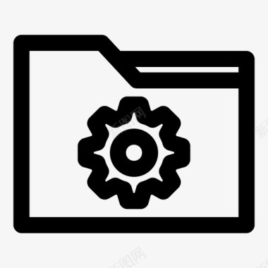 存档设置收集计算机文件夹图标图标