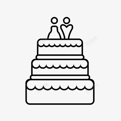 蛋糕婚礼三层蛋糕图标svg_新图网 https://ixintu.com hold 三层蛋糕 不 婚礼 婚礼蛋糕 已售出 我的婚礼 粗体 结婚蛋糕 蛋糕 金色