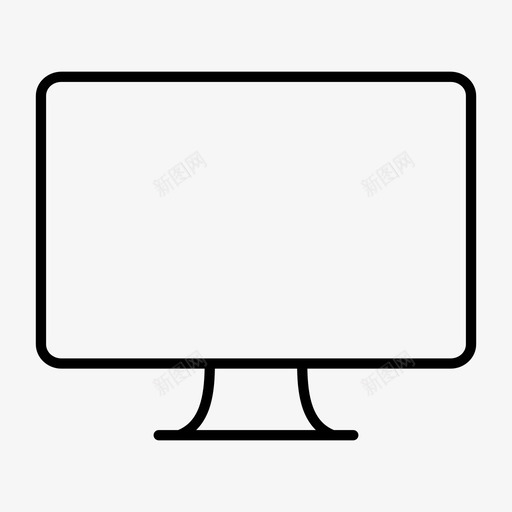 显示器电脑屏幕显示电脑图标svg_新图网 https://ixintu.com 个人电脑 屏幕通知 显示器 显示电脑 电脑屏幕 电脑显示器