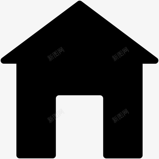 家建筑房子图标svg_新图网 https://ixintu.com 475个动作向量图标 别墅 家 小屋 建筑 房子