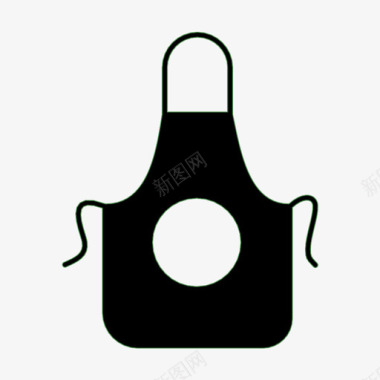 围裙厨师烹饪图标图标