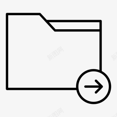 文件夹导出集合计算机文件夹图标图标