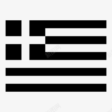 希腊国旗国家欧洲图标图标