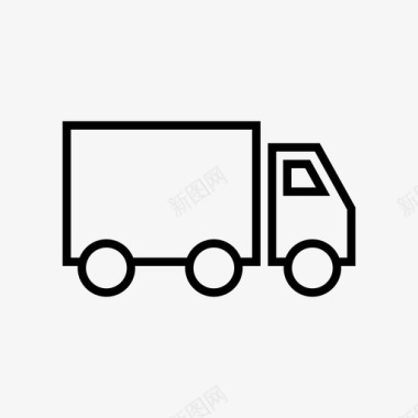 卡车运输工具货车图标图标