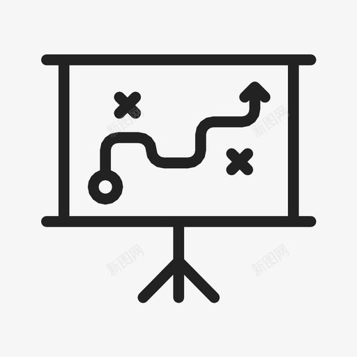 商业战略董事会演示图标svg_新图网 https://ixintu.com 商业战略 战术 演示 董事会 项目委员会