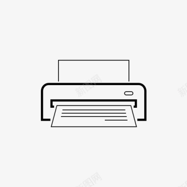 打印机设备文件图标图标