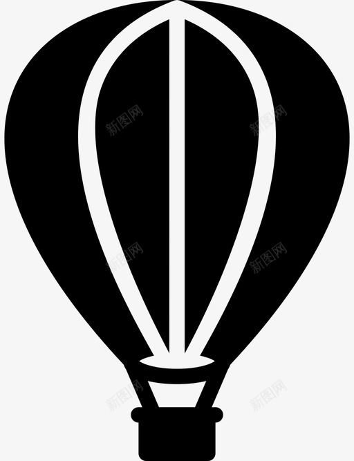 热气球运输运输固体收集图标svg_新图网 https://ixintu.com 热气球 运输 运输固体收集