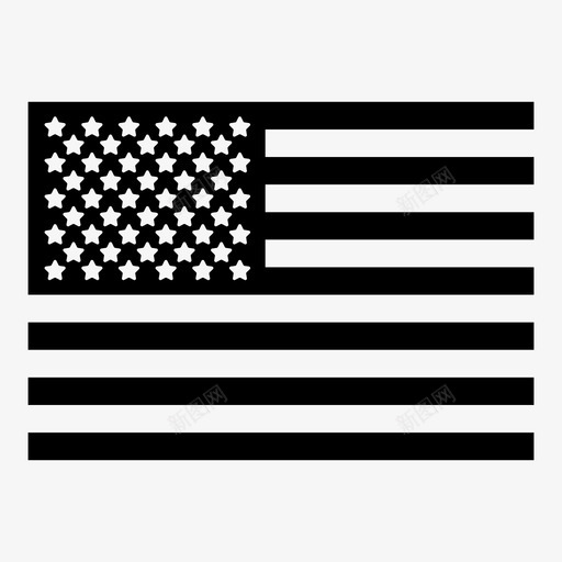 美国国旗美国星条旗图标svg_新图网 https://ixintu.com 星条旗 独立日 美国 美国国旗