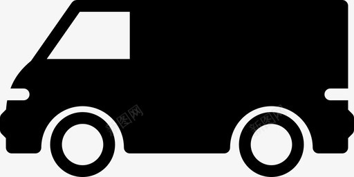 大货车实心黑色运输图标svg_新图网 https://ixintu.com 大货车实心 运输 运输实收 黑色