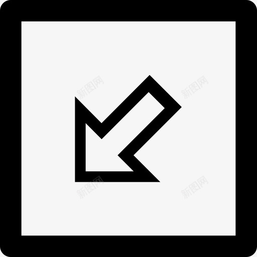 箭头方向点图标svg_新图网 https://ixintu.com 指针 方向 点 箭头 线条箭头
