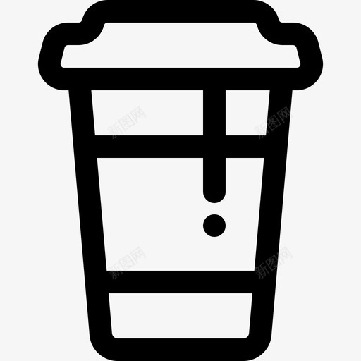咖啡杯饮料纸杯图标svg_新图网 https://ixintu.com cutiecons32px网格2倍笔划 咖啡杯 外卖 带走 纸杯 饮料