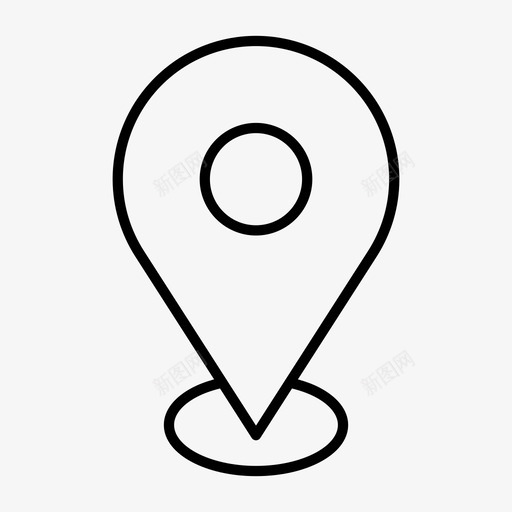 地图图钉1地址图标svg_新图网 https://ixintu.com 1 地图图钉 地址 地点 社交薄
