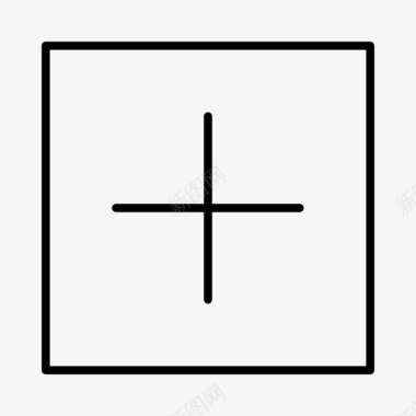 方块加法加法圆图标图标