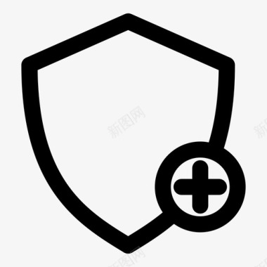 添加安全性防病毒受保护图标图标