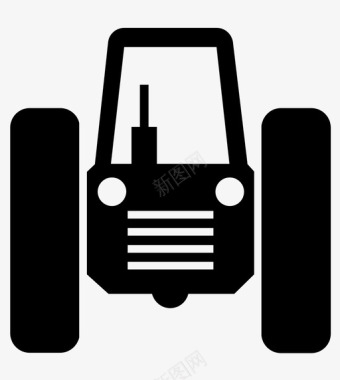 拖拉机车辆机器图标图标