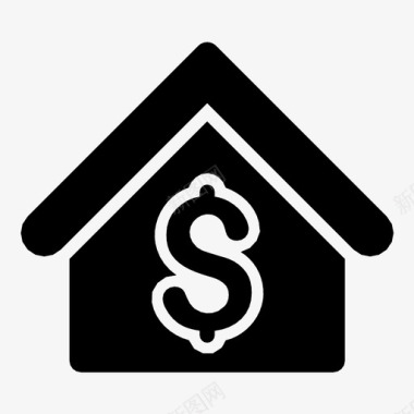 房屋租金房屋贷款图标图标