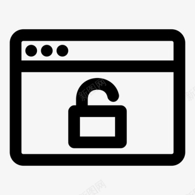 解锁浏览器浏览器通知internet浏览器图标图标