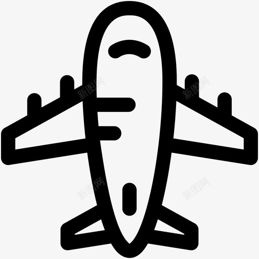 飞机1航班图标svg_新图网 https://ixintu.com 1 客机 网页和用户界面可爱的图标 航班 飞机