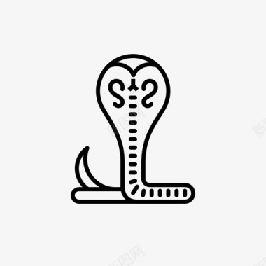 蛇动物印度教图标图标