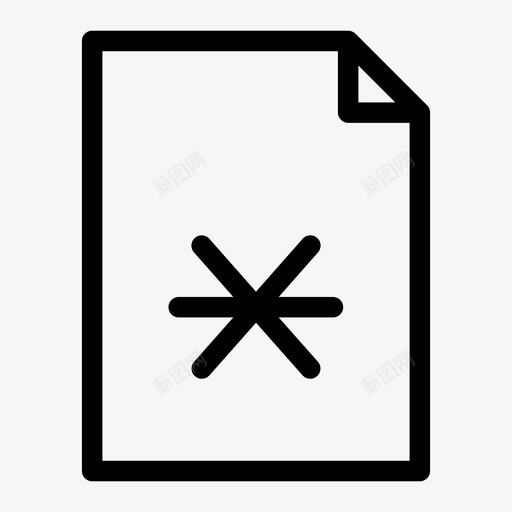 页面创建文档图标svg_新图网 https://ixintu.com 创建 可写 文档 新建 新文档 页面