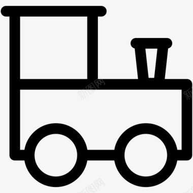 玩具火车儿童游戏儿童火车图标图标
