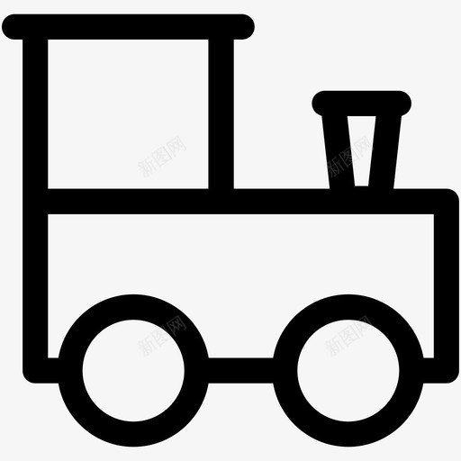 玩具火车儿童游戏儿童火车图标svg_新图网 https://ixintu.com 儿童游戏 儿童火车 婴儿和儿童 火车头 玩具火车