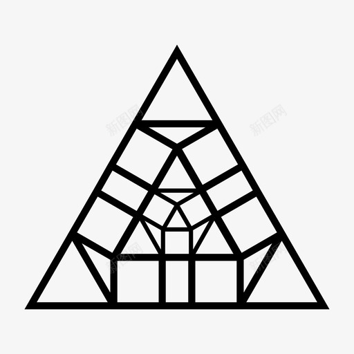三角形菱形无边无际图标svg_新图网 https://ixintu.com 三角形 几何 几何形状 无边无际 正方形 菱形