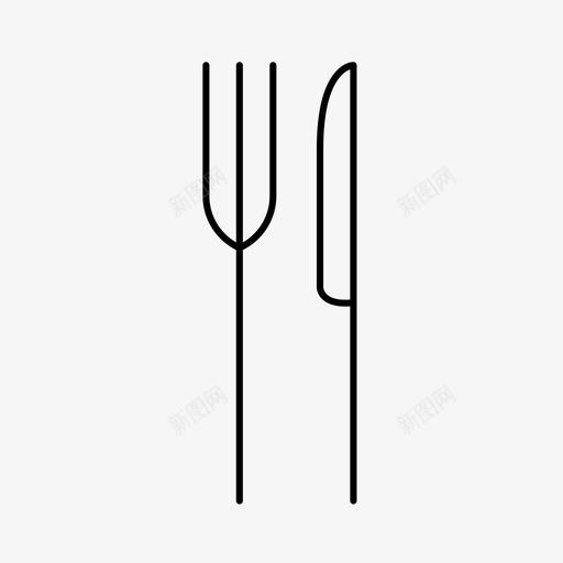 餐厅食物叉子图标svg_新图网 https://ixintu.com 叉子 大海 我的婚礼 银器 食物 餐厅