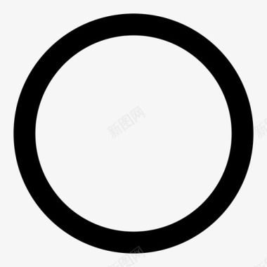 圆形环形轮子图标图标