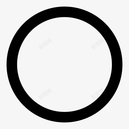 圆形环形轮子图标svg_新图网 https://ixintu.com ui元素轮廓粗体 圆形 环形 轮子